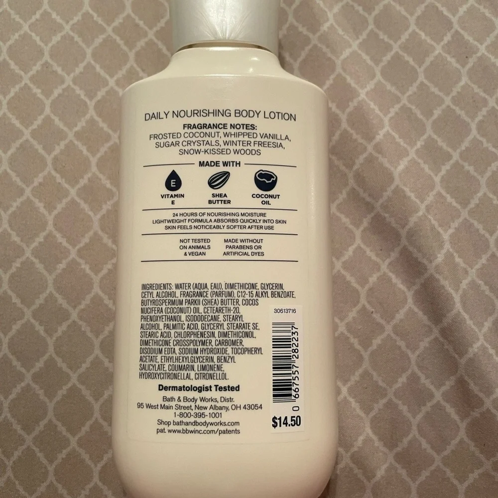Bath & Body Works Frosted Coconut Snowball Body Lotion - Cream